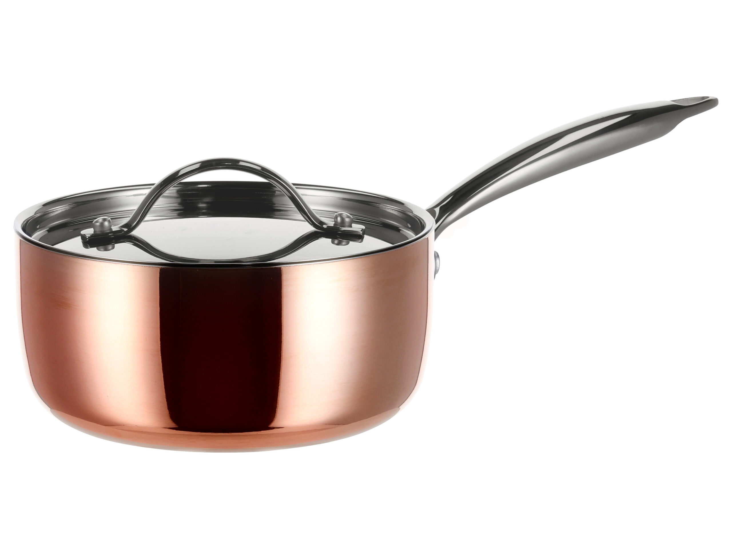 Koperen steelpan 16 cm