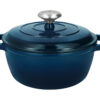 Premium Gietijzeren Pan (Blauw)