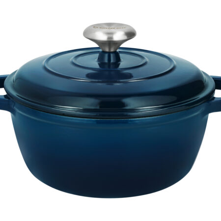 Premium Gietijzeren Pan (Blauw)