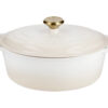 Premium gietijzeren braadpan (Beige)