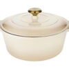 Premium gietijzeren pan (Crème)