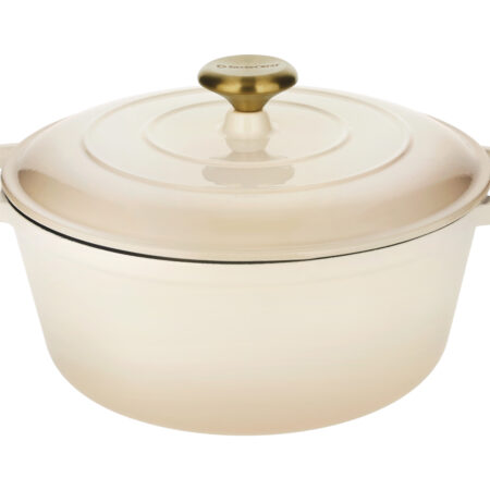 Premium gietijzeren pan (Crème)
