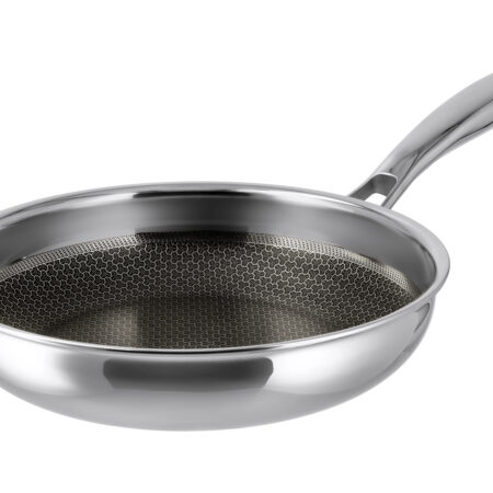 RVS koekenpan Ø24 cm - 3-laags