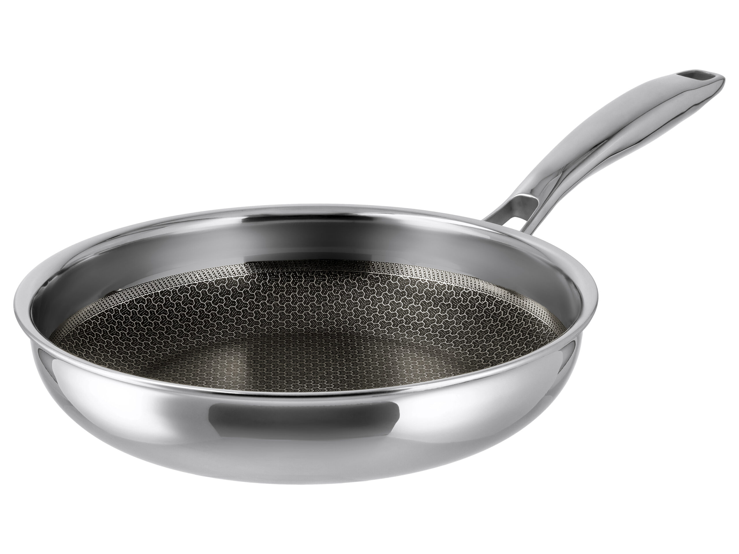 RVS koekenpan Ø24 cm - 3-laags