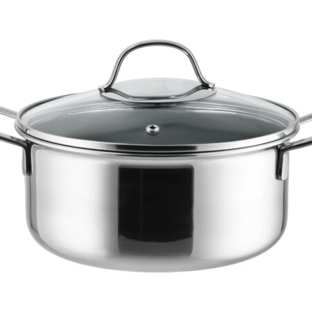 RVS kookpan Ø20 cm - 3-laags