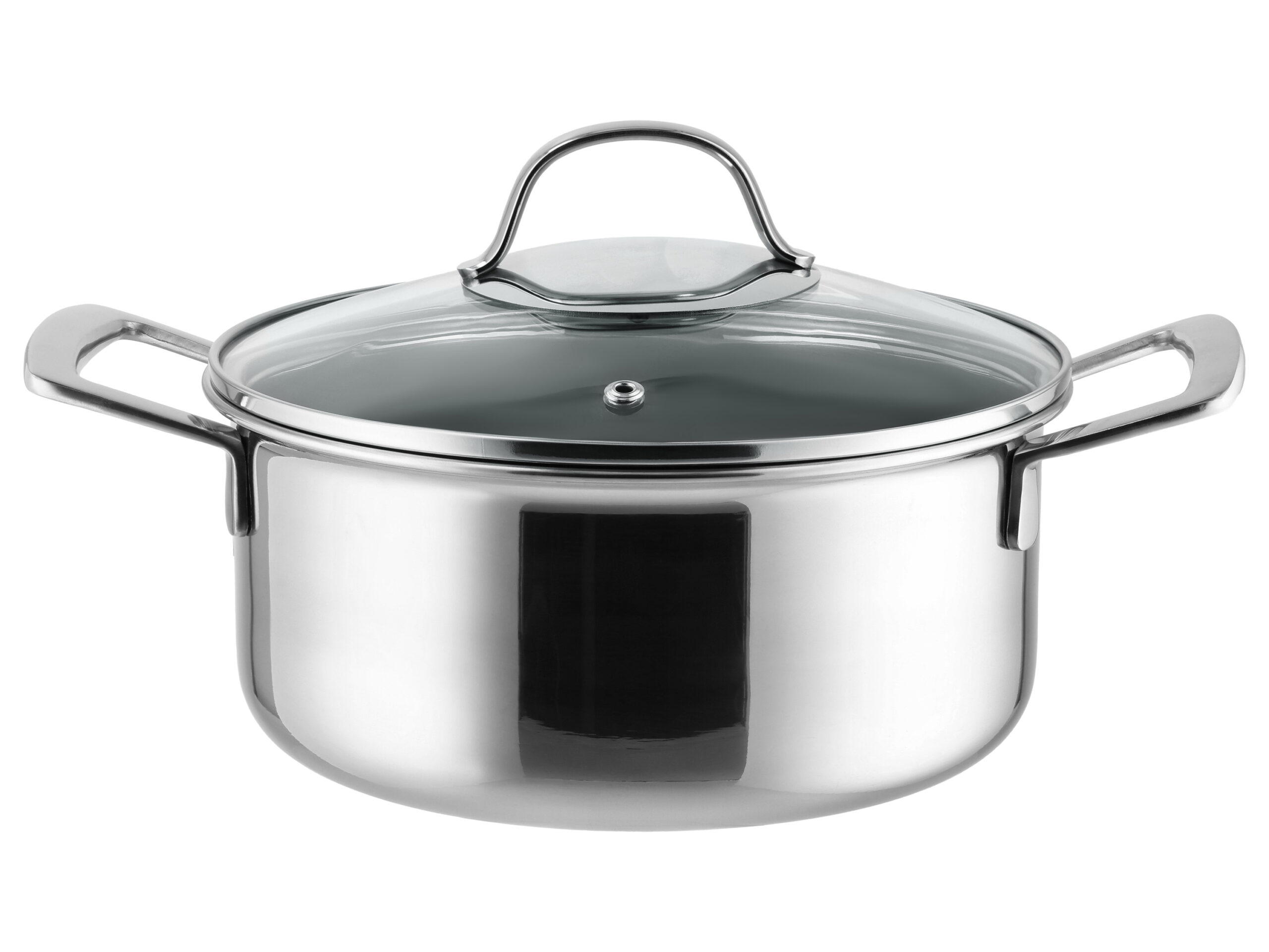 RVS kookpan Ø20 cm - 3-laags