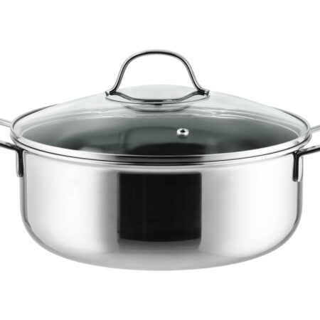 RVS kookpan Ø24 cm - 3-laags