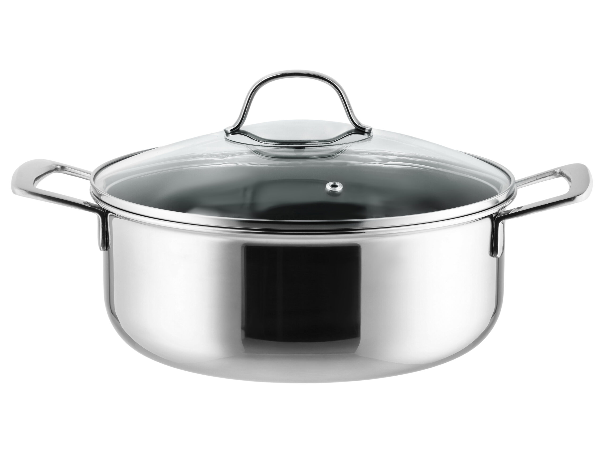RVS kookpan Ø24 cm - 3-laags