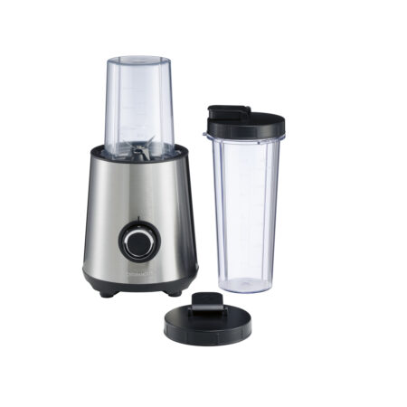 RVS smoothiemaker (Zwart/roestvrij staal)