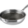 RVS wokpan Ø28 cm - 3-laags