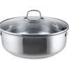 Rvs braadpan 28 cm (Gecoat)