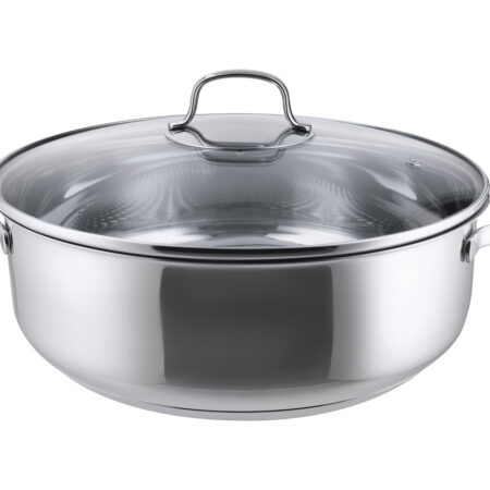 Rvs braadpan 28 cm (Gecoat)