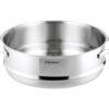 Rvs stoominzet 24 cm