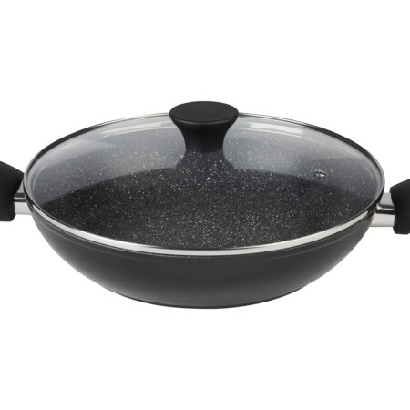 Serveerpan Ø28 cm (Zwart)