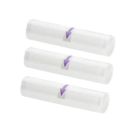 Set van 3 rollen vacumeerfolie smal