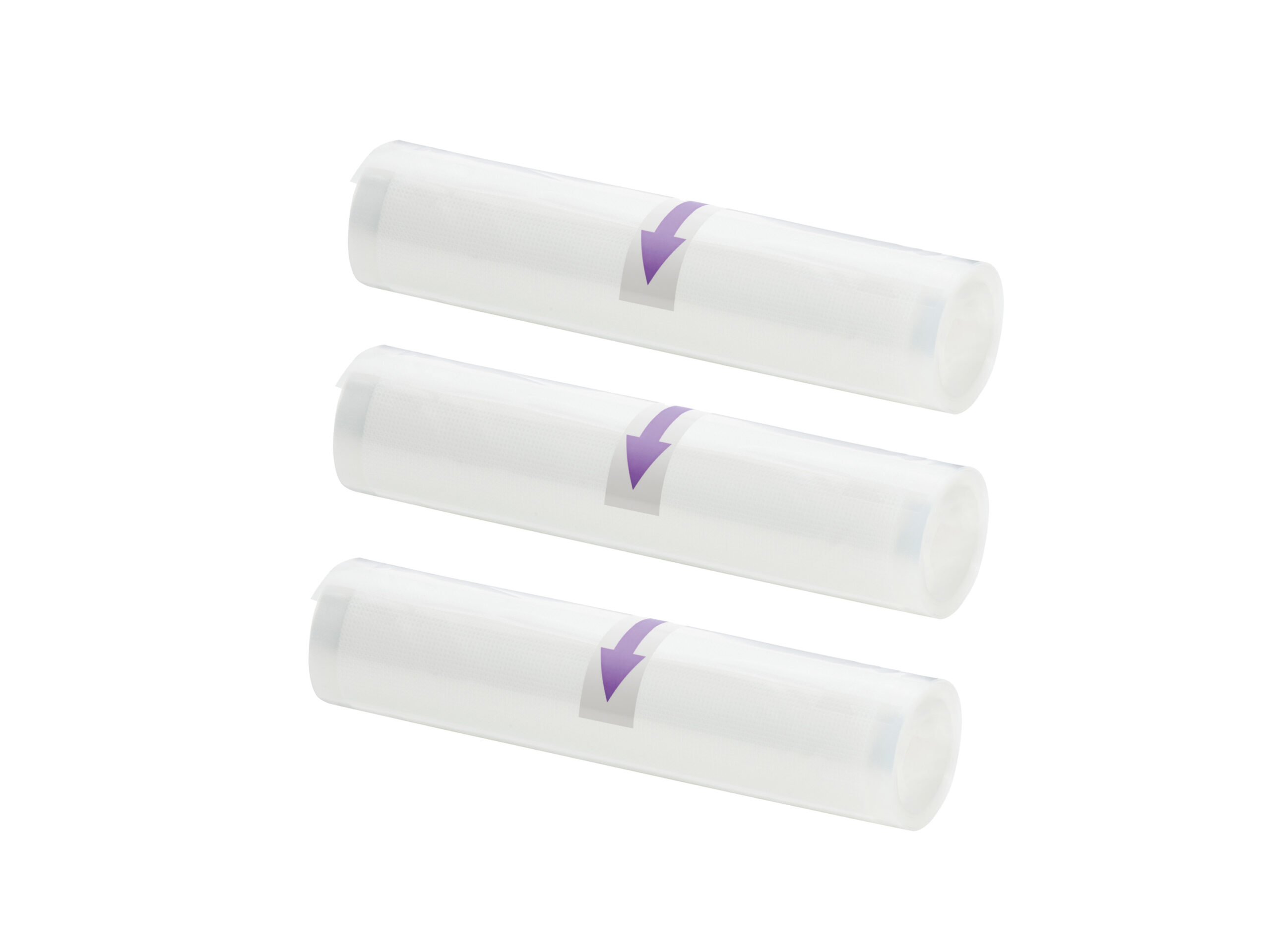 Set van 3 rollen vacumeerfolie smal