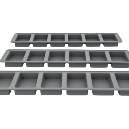 Siliconen bakvormen (Reepvormen set van 3)