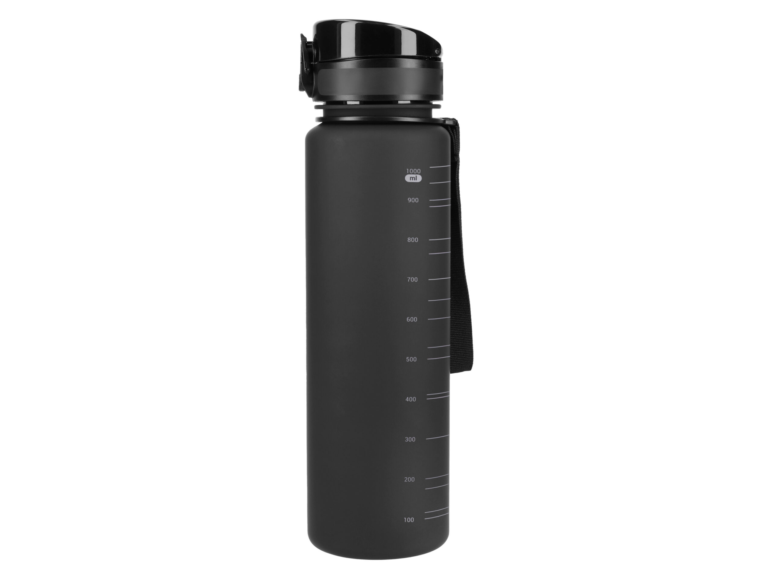 Tritan drinkfles 1 L (Zwart)