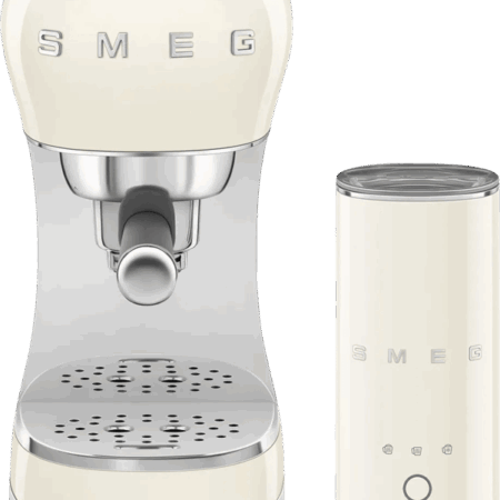 SMEG ECF12CREU Creme + melkopschuimer
