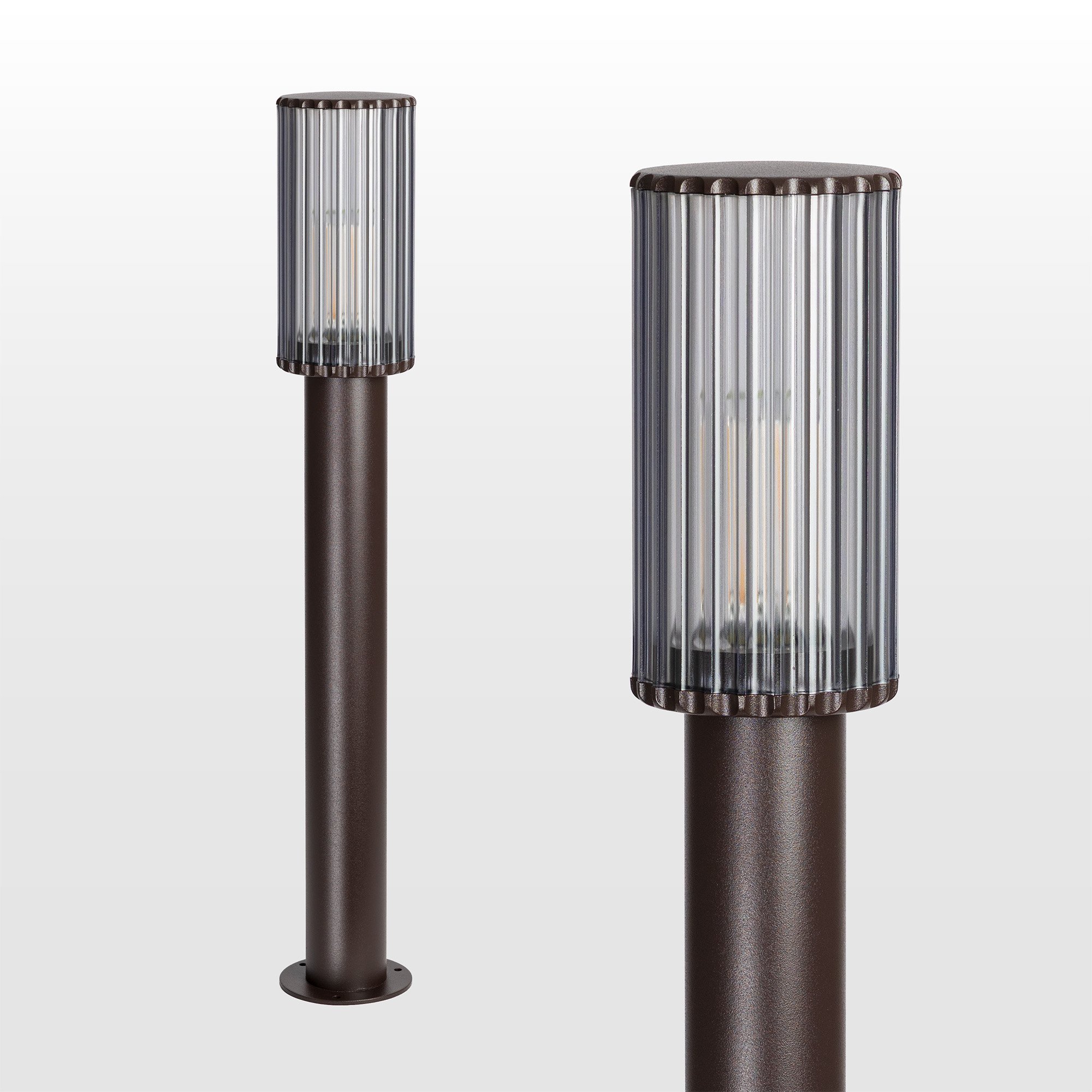 Sablon 2 Tuinlamp Zwartbruin 60cm