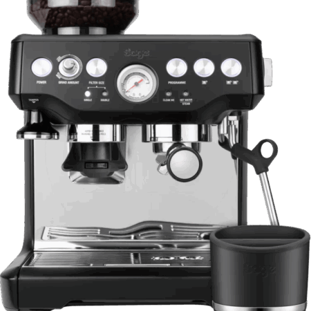 Sage Barista Express Black Truffle + uitklopbak