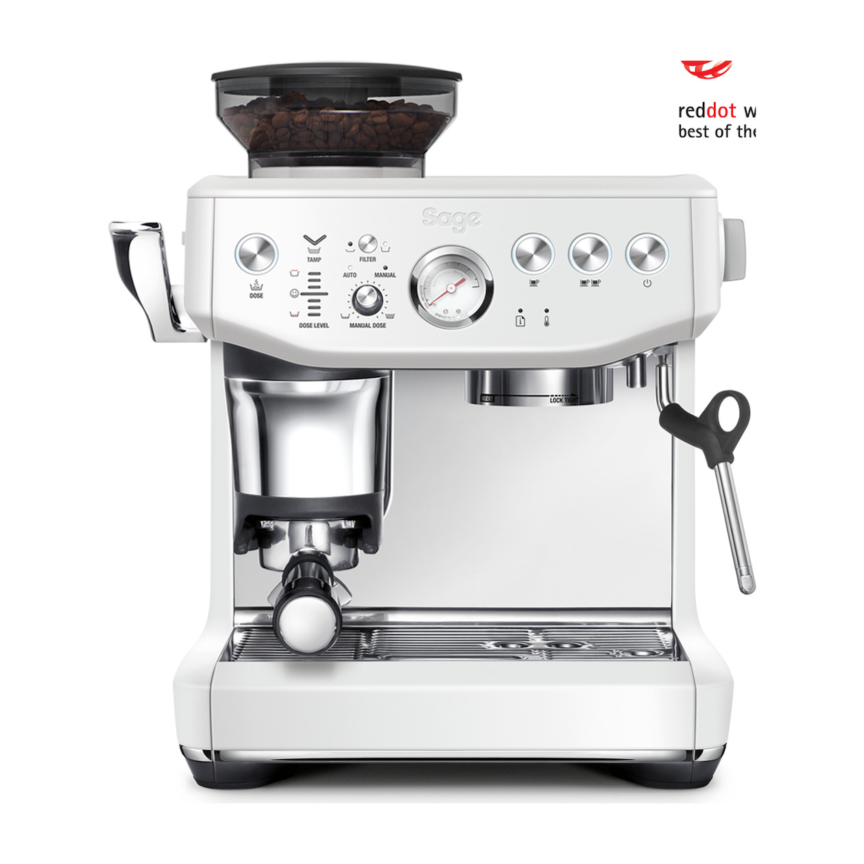 Sage Barista Impress SES876SST4EEU1 Espresso apparaat Wit | Sage