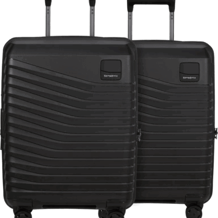 Samsonite Intuo Expandable Spinner 55cm Duo Pack Black
