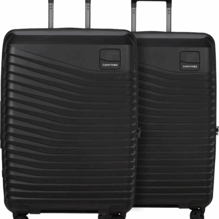 Samsonite Intuo Expandable Spinner 69cm Duo Pack Black