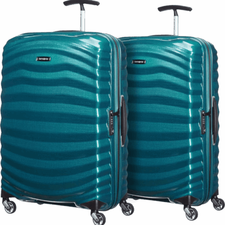 Samsonite Lite-Shock Spinner 69cm Duo Pack Petrol Blue