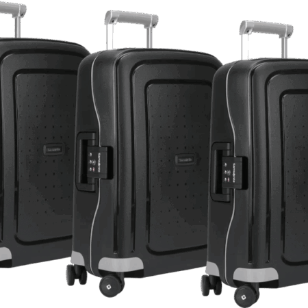 Samsonite S'Cure Spinner 55cm Black Triple Kofferset