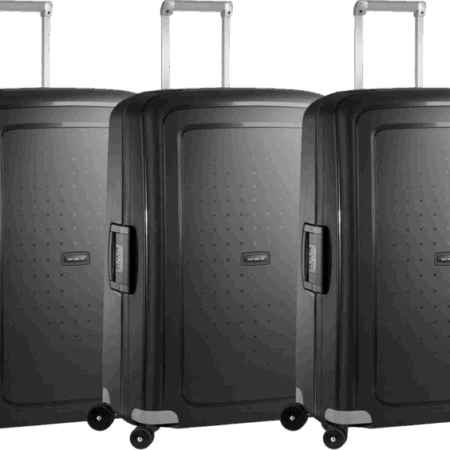 Samsonite S'Cure Spinner 75cm Black Triple Kofferset