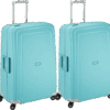 Samsonite S'Cure Spinner 75cm Duo Pack Aqua Blue