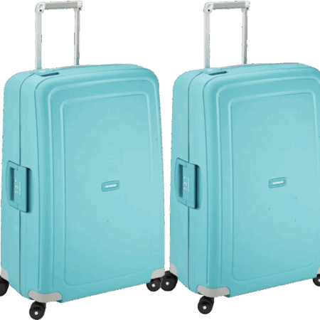 Samsonite S'Cure Spinner 75cm Duo Pack Aqua Blue