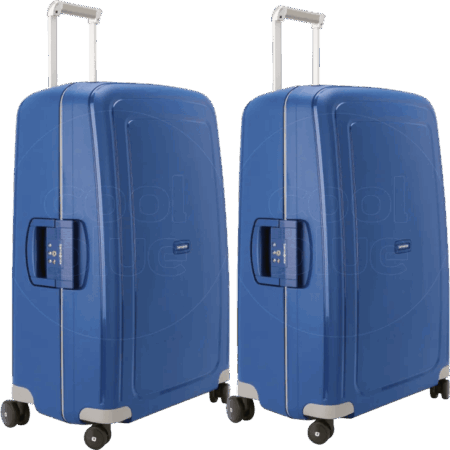 Samsonite S'Cure Spinner 75cm Duo Pack Dark Blue