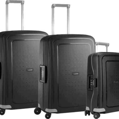 Samsonite S'cure Spinner 69+69+55cm Black kofferset
