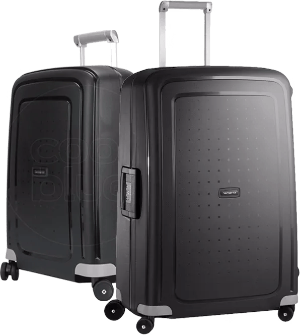Samsonite S'cure Spinner 75+55cm Black kofferset