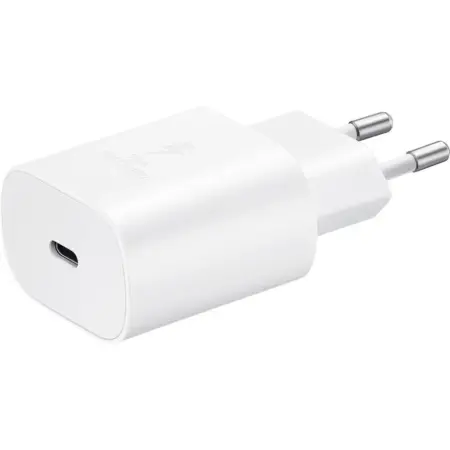 25W USB-C thuislader wit
