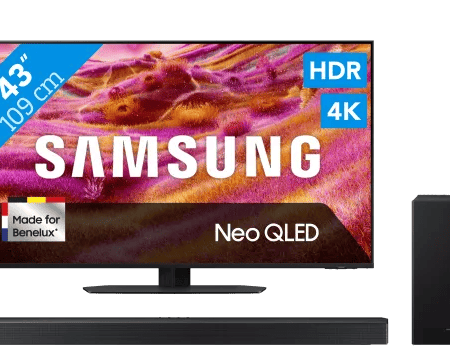 Samsung 43" Neo QLED QN90F 4K (2025) + Samsung HW-Q600F (2025)