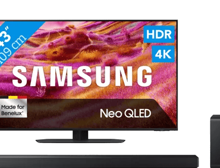 Samsung 43" Neo QLED QN90F 4K (2025) + Samsung HW-QS700F (2025)