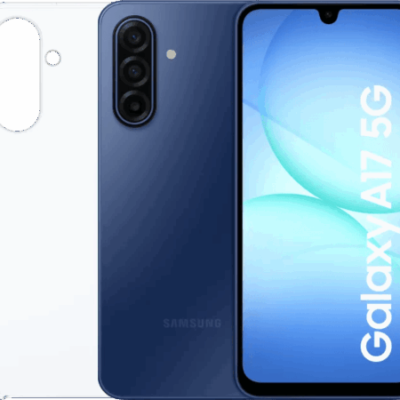 Samsung Galaxy A17 128GB Blauw 5G + Samsung Back Cover Transparant