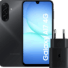 Samsung Galaxy A17 128GB Zwart 4G + Samsung Oplader 25 Watt Zwart