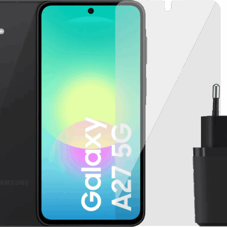 Samsung Galaxy A27 256GB Zwart 5G + Basis Accessoirepakket
