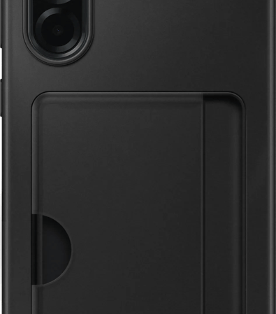 Samsung Galaxy A36 Card Slot Back Cover Zwart