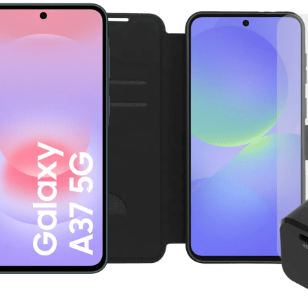 Samsung Galaxy A37 128GB Donkergroen 5G + Compleet Accessoirepakket