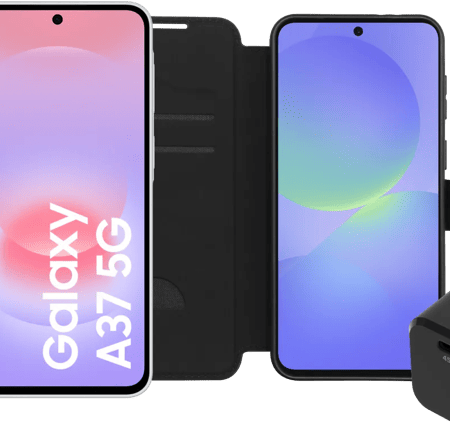 Samsung Galaxy A37 128GB Wit 5G + Basis Accessoirepakket
