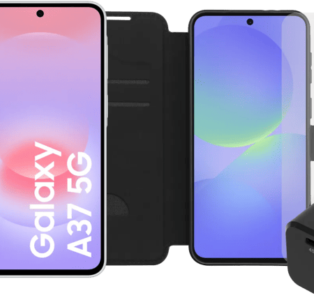 Samsung Galaxy A37 128GB Wit 5G + Compleet Accessoirepakket