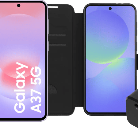 Samsung Galaxy A37 256GB Roze 5G + Basis Accessoirepakket