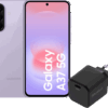 Samsung Galaxy A37 256GB Roze 5G + BlueBuilt Oplader met Usb C Poort 45W Zwart