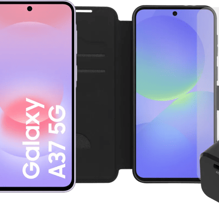 Samsung Galaxy A37 256GB Roze 5G + Compleet Accessoirepakket