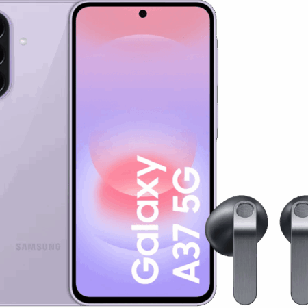 Samsung Galaxy A37 256GB Roze 5G + Samsung Galaxy Buds4 Zwart